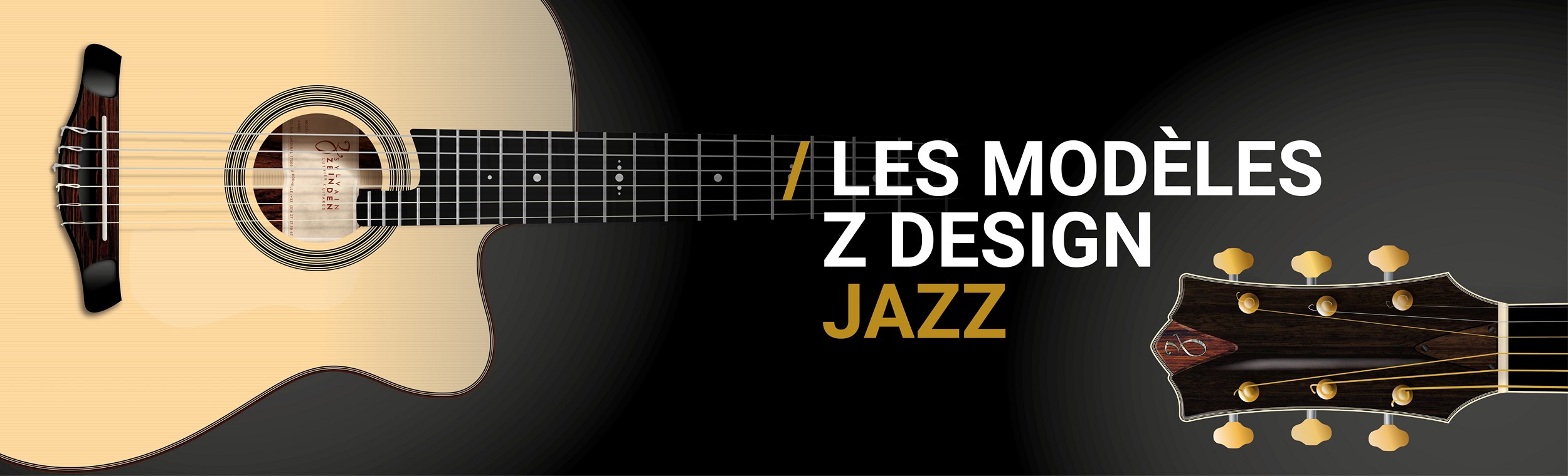 Sylvain Zbinden luthier - les modèles Jazz
