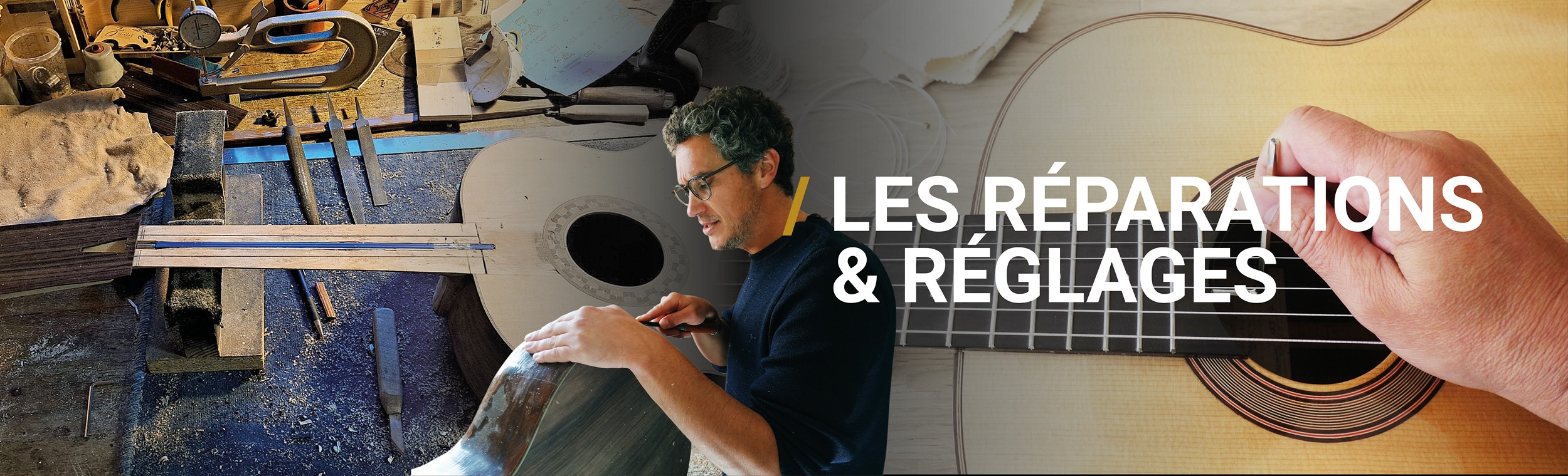 Sylavain Zbinden luthier à La Rochelle - Réparations et réglages